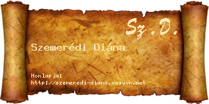 Szemerédi Diána névjegykártya